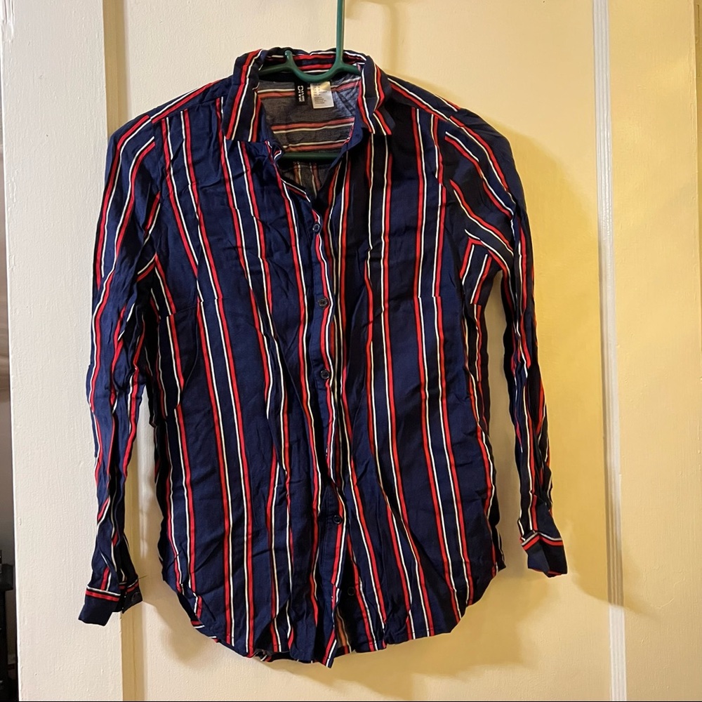 Brand: H&M, Size: 4, Color: Navy Blue Striped